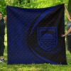 Tuvalu Coat Of Arms Polynesian Premium Quilt  Circle Style  06 J2  Quilt